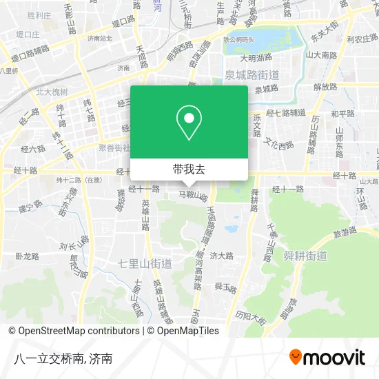 八一立交桥南地图