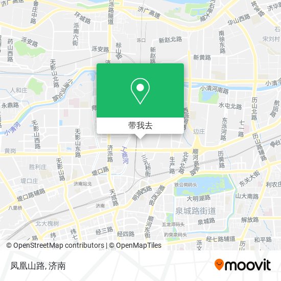 凤凰山路地图