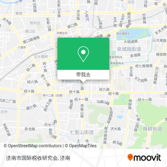济南市国际税收研究会地图
