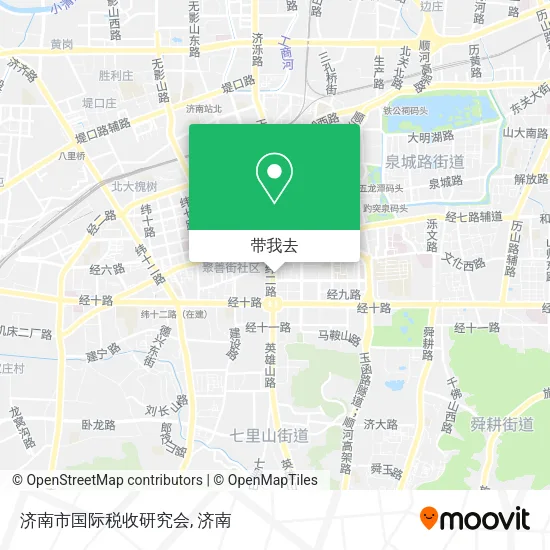 济南市国际税收研究会地图