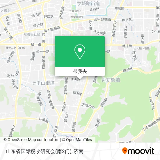 山东省国际税收研究会(南2门)地图