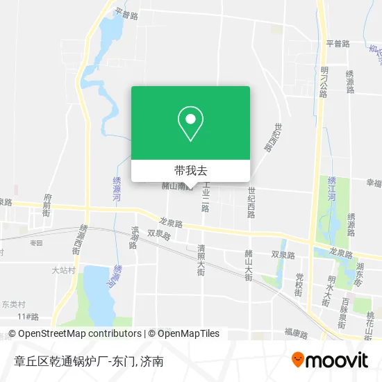 章丘区乾通锅炉厂-东门地图