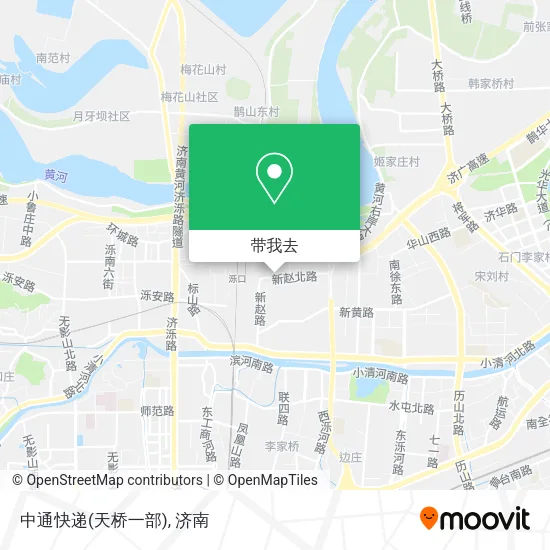中通快递(天桥一部)地图