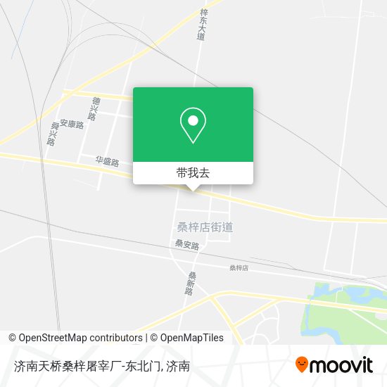 济南天桥桑梓屠宰厂-东北门地图