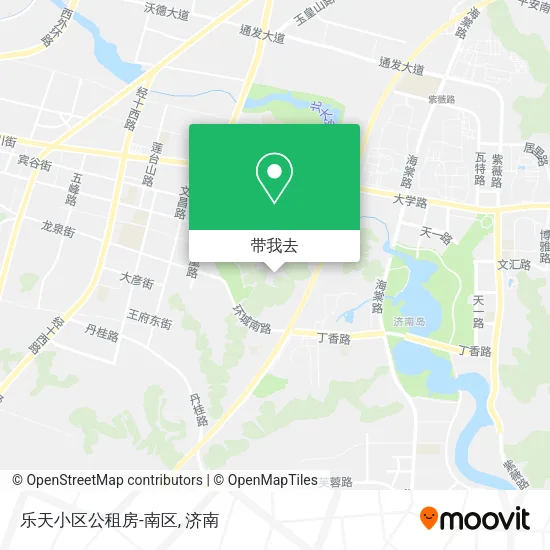 乐天小区公租房-南区地图