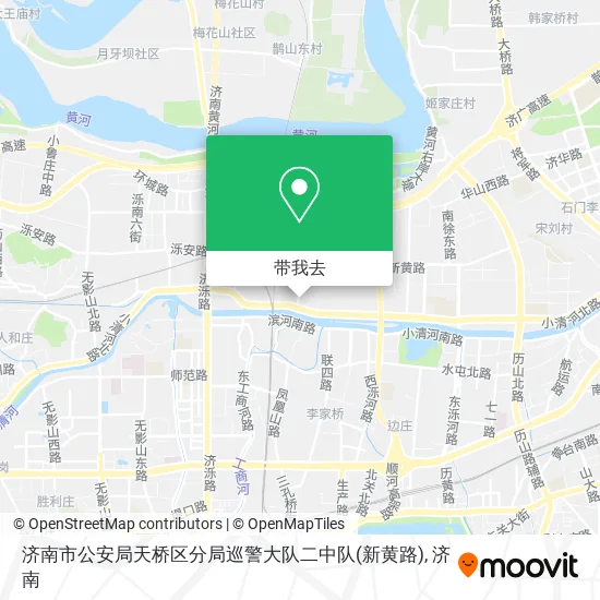 济南市公安局天桥区分局巡警大队二中队(新黄路)地图