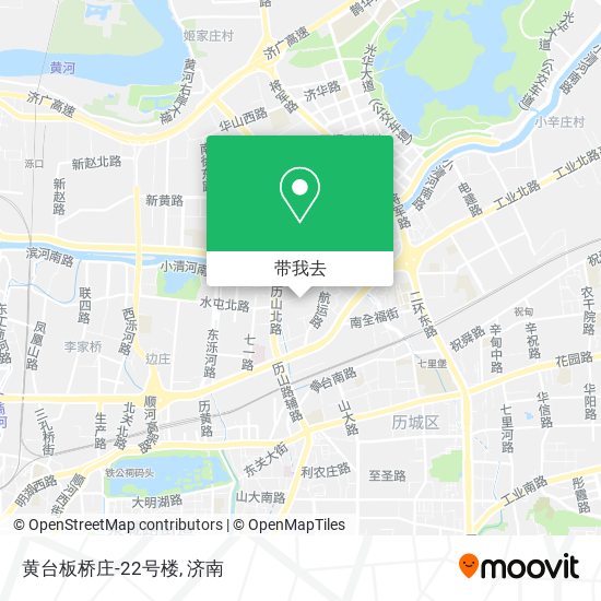 黄台板桥庄-22号楼地图