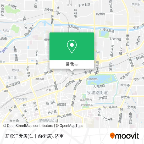 新欣理发店(仁丰前街店)地图