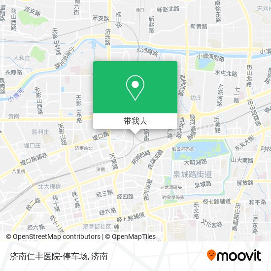 济南仁丰医院-停车场地图