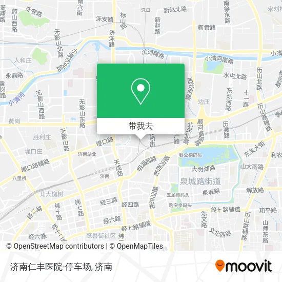 济南仁丰医院-停车场地图