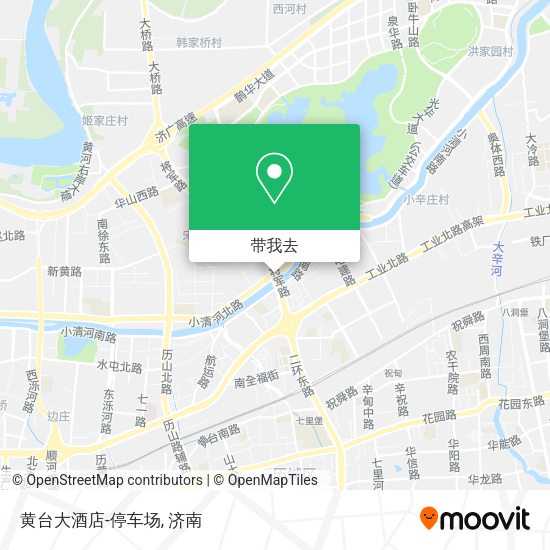 黄台大酒店-停车场地图
