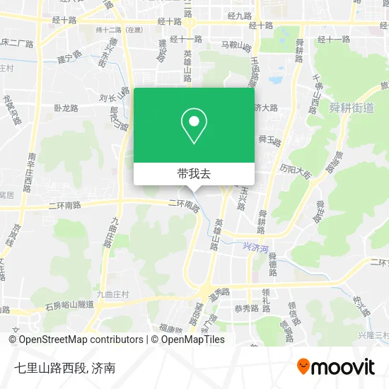 七里山路西段地图