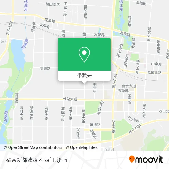 福泰新都城西区-西门地图