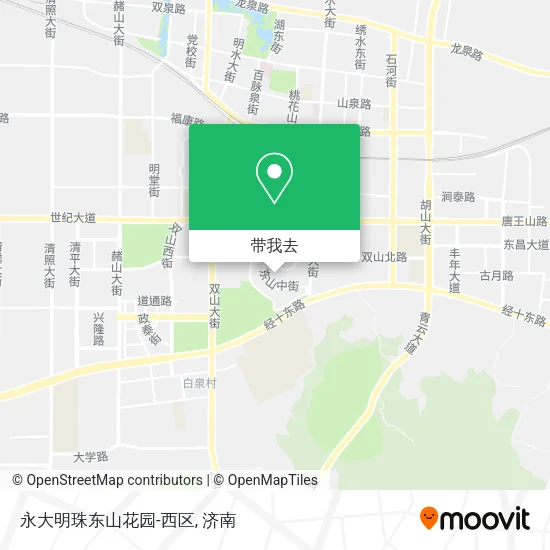 永大明珠东山花园-西区地图