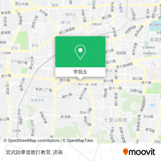 宏武跆拳道散打教育地图