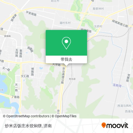 炒米店饭庄水饺焖饼地图