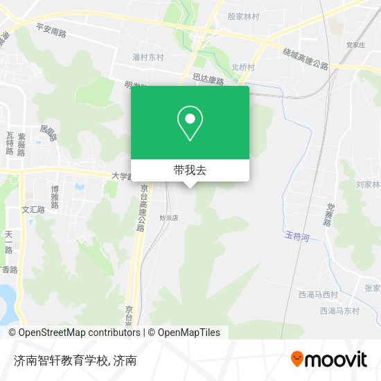 济南智轩教育学校地图