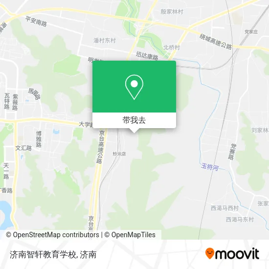 济南智轩教育学校地图