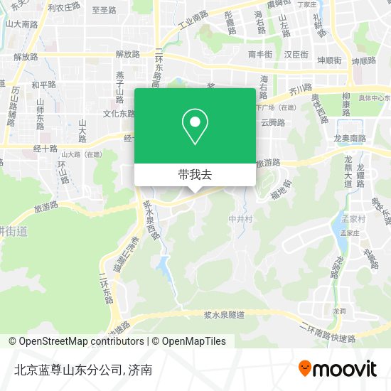 北京蓝尊山东分公司地图