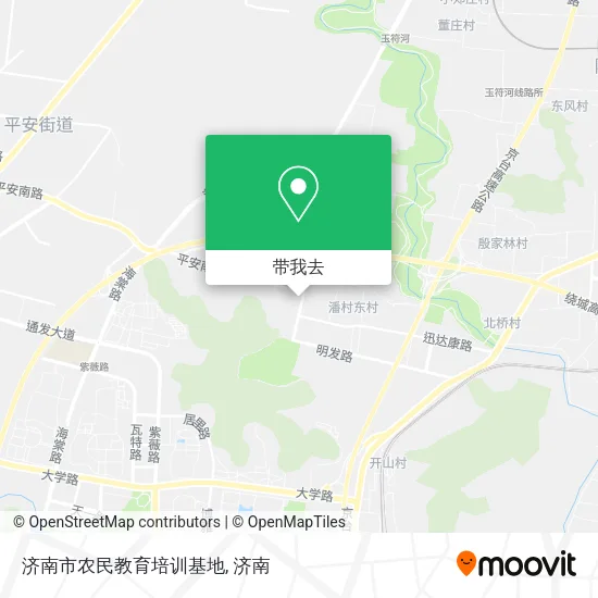 济南市农民教育培训基地地图