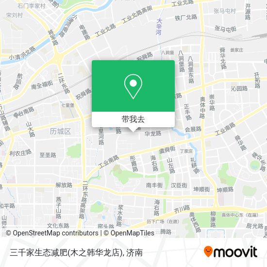 三千家生态减肥(木之韩华龙店)地图
