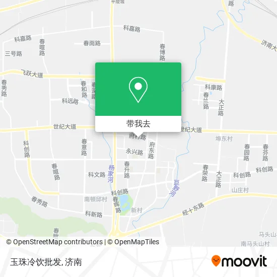 玉珠冷饮批发地图