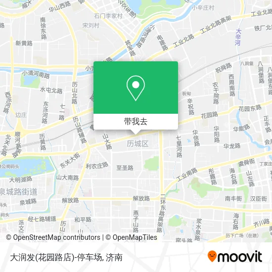 大润发(花园路店)-停车场地图