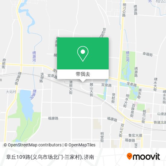 章丘109路(义乌市场北门-兰家村)地图