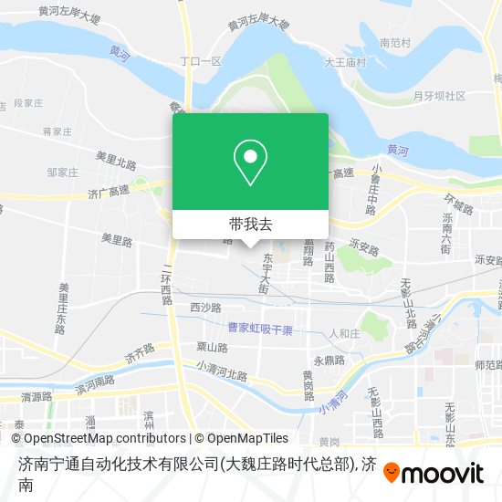 济南宁通自动化技术有限公司(大魏庄路时代总部)地图