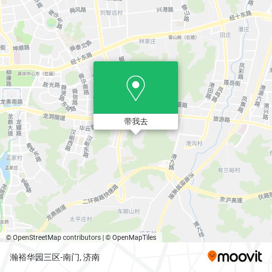 瀚裕华园三区-南门地图