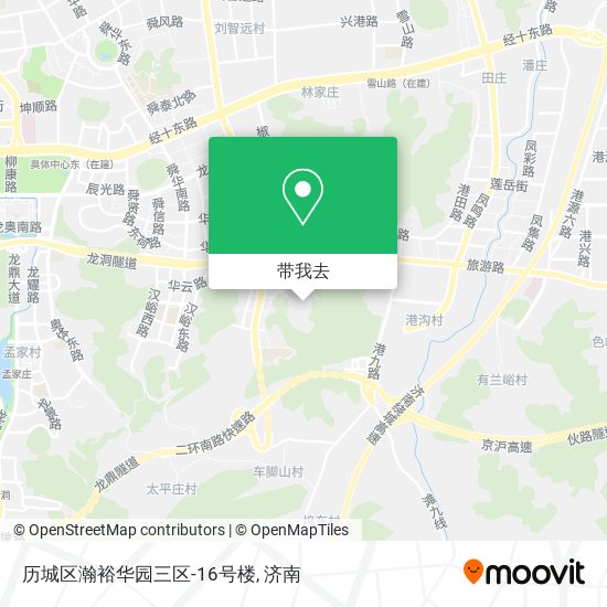 历城区瀚裕华园三区-16号楼地图