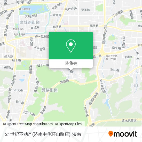 21世纪不动产(济南中住环山路店)地图