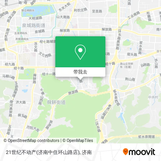 21世纪不动产(济南中住环山路店)地图