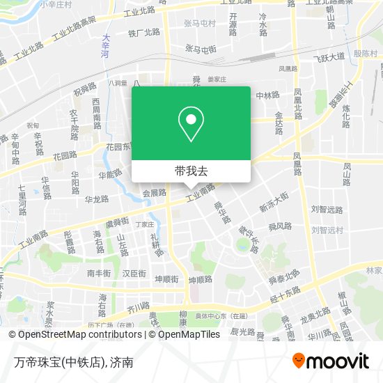 万帝珠宝(中铁店)地图