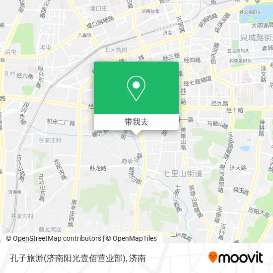 孔子旅游(济南阳光壹佰营业部)地图