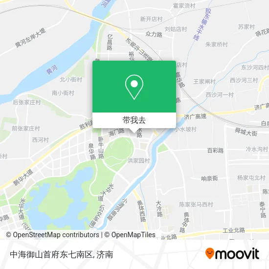 中海御山首府东七南区地图