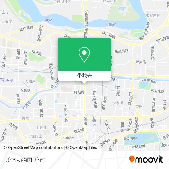 济南动物园地图