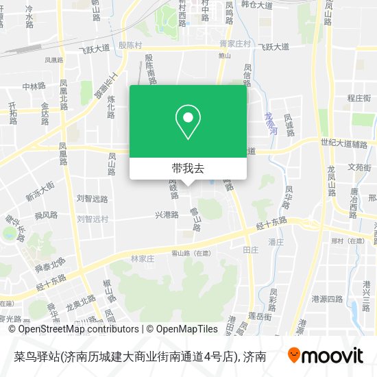 菜鸟驿站(济南历城建大商业街南通道4号店)地图