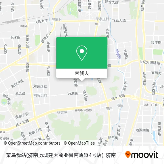 菜鸟驿站(济南历城建大商业街南通道4号店)地图