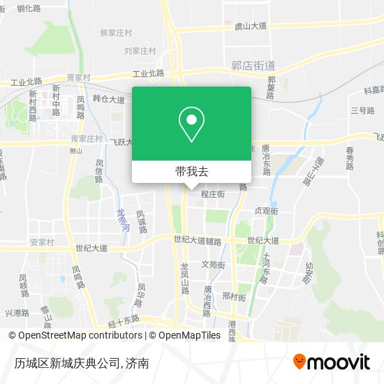 历城区新城庆典公司地图