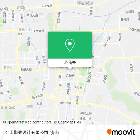 金田勘察设计有限公司地图