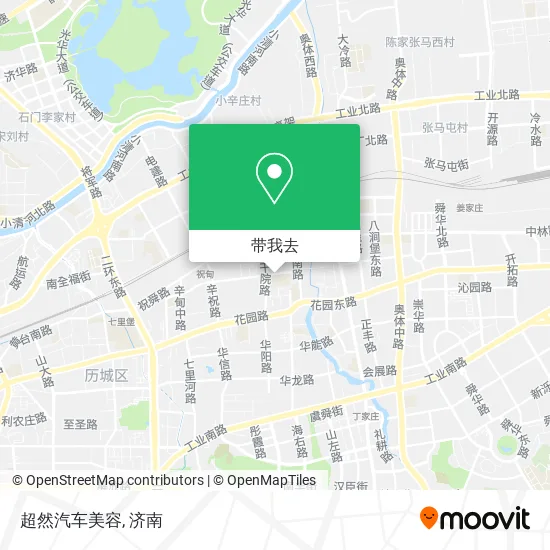 超然汽车美容地图