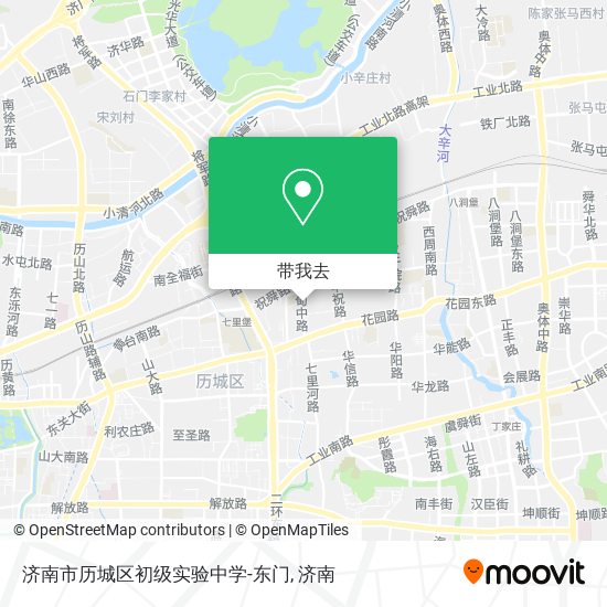 济南市历城区初级实验中学-东门地图