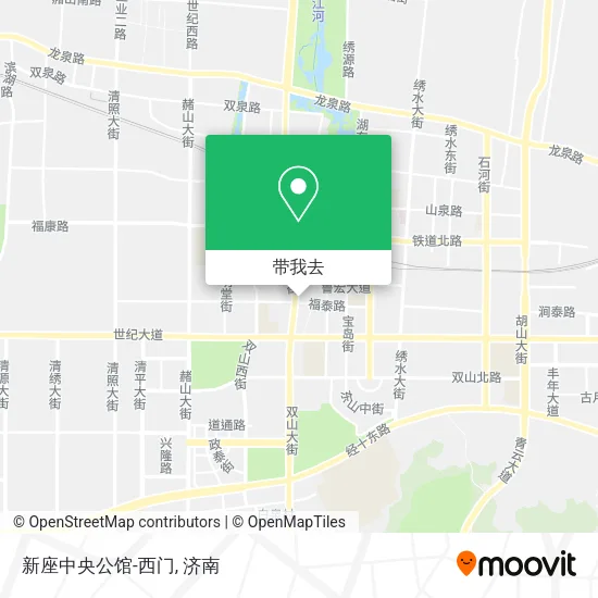 新座中央公馆-西门地图