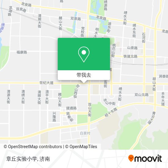 章丘实验小学地图