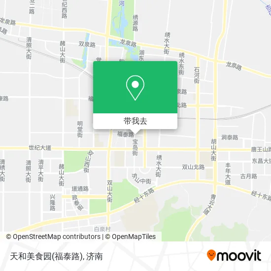 天和美食园(福泰路)地图