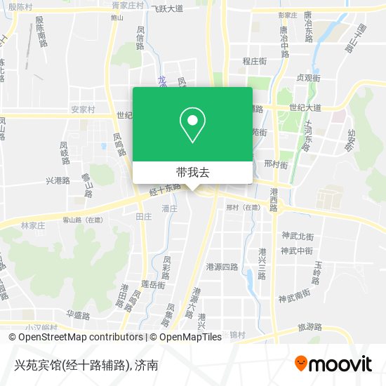 兴苑宾馆(经十路辅路)地图