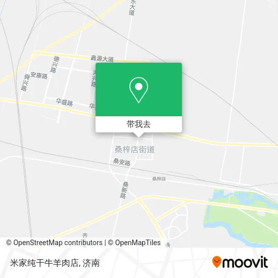 米家纯干牛羊肉店地图