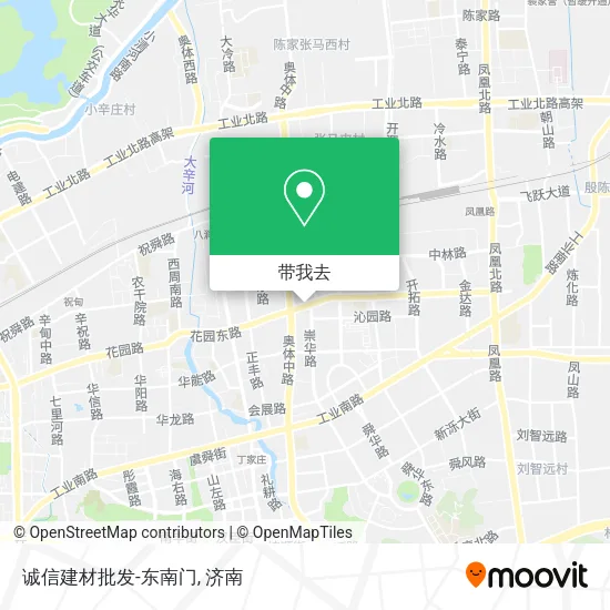 诚信建材批发-东南门地图