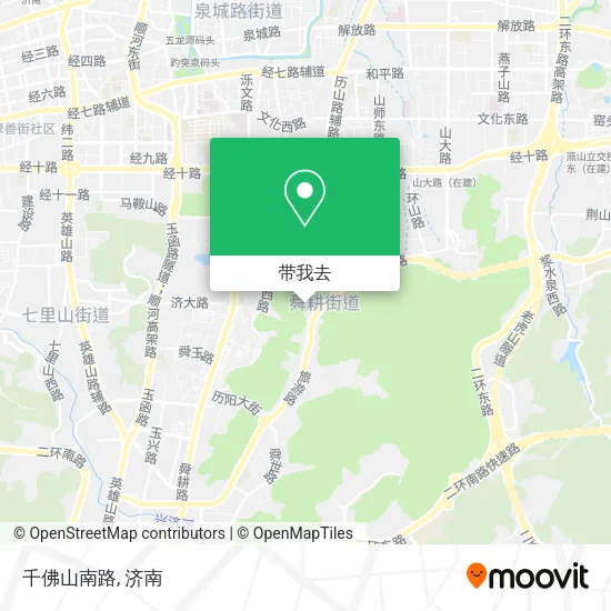 千佛山南路地图